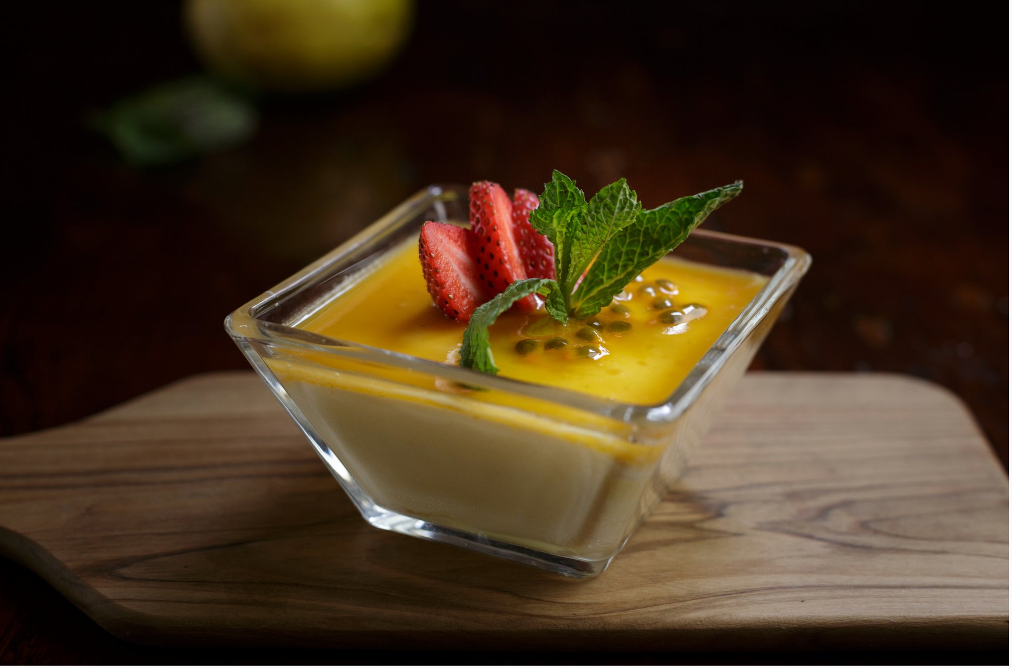 Passion fruit mousse